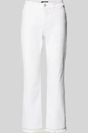 Marc Cain Jeansy o kroju feminine fit z 5 kieszeniami