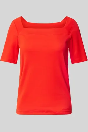 Marc Cain T-shirt z prostokątnym dekoltem
