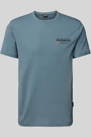 Napapijri T-shirt z nadrukiem z logo model ‘KASBA’