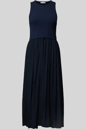 Tommy Hilfiger Sukienka midi z okrągłym dekoltem