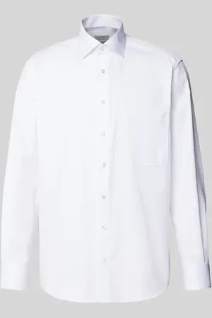 ETERNA Koszula biznesowa o kroju comfort fit z kieszenią na piersi