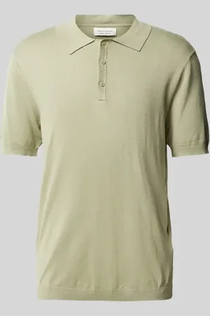 Casual Friday Koszulka polo o kroju slim fit z prążkowanymi wykończeniami model ‘KARLO’