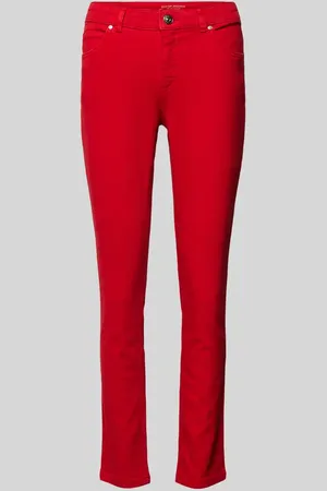 Oui Spodnie o skróconym kroju slim fit