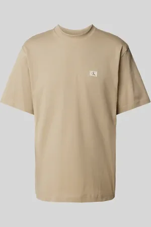 Calvin Klein T-shirt z detalem z logo