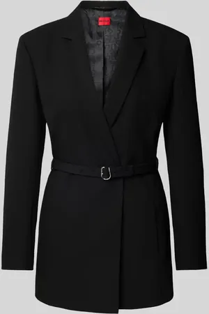 HUGO BOSS Żakiet z paskiem w talii model ‘Amelira’