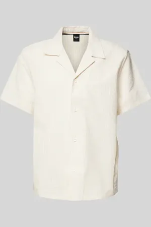 HUGO BOSS Koszula casualowa o kroju regular fit z rękawem o dł. 1/2 model ‘Velvetfish’