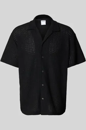 SELECTED Koszula casualowa o kroju relaxed fit z fakturowanym wzorem model ‘SLHRELAXBANE’