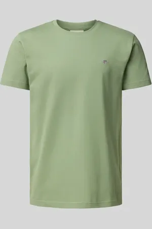GANT T-shirt o kroju slim fit z wyhaftowanym logo