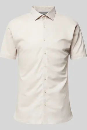 DESOTO Koszula casualowa o kroju slim fit z kołnierzykiem typu kent