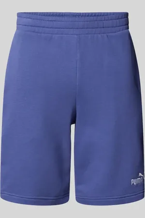 PUMA Szorty z dzianiny dresowej o kroju regular fit z wyhaftowanym logo