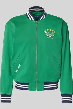 Ralph Lauren Bomberka z imitacji jeansu model ‘VARSITY’