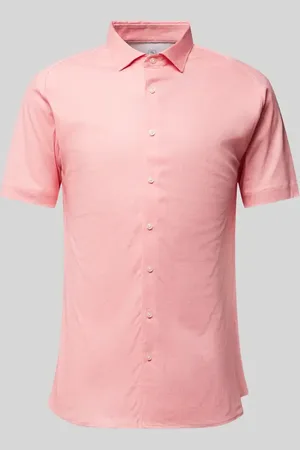 DESOTO Koszula casualowa o kroju slim fit z kołnierzykiem typu kent