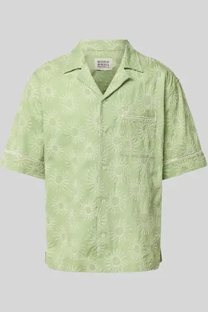 Scotch&Soda Koszula casualowa o kroju relaxed fit z kieszenią na piersi