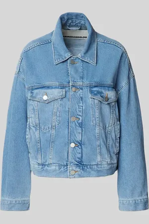 Armedangels Kurtka jeansowa z wykładanym kołnierzem model ‘PAASITHE’