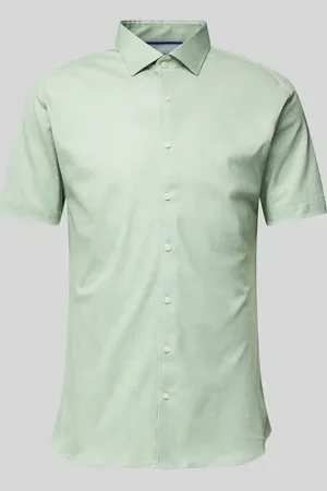 DESOTO Koszula casualowa o kroju slim fit z kołnierzykiem typu kent