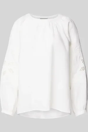 The Mercer Bluzka lniana o kroju regular fit z czystego lnu