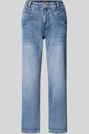 Buena Vista Jeansy o kroju straight fit z dodatkiem wiskozy model ‘Anna’