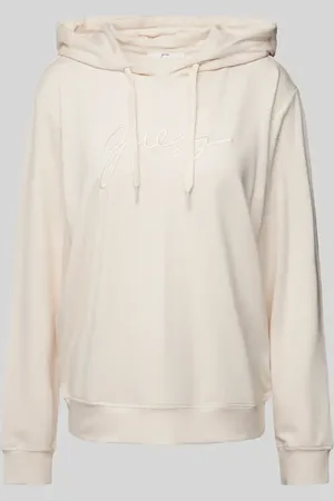 Guess Bluza o kroju oversized z kapturem i tunelem model ‘LUCIA’