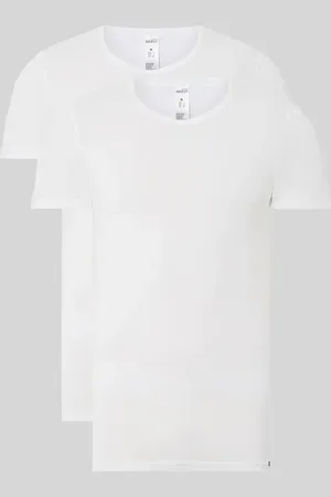 Skiny T-shirt z bawełny w zestawie 2 szt.