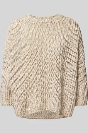 Drykorn Sweter z dzianiny z rękawem o dł. 3/4 model ‘NILAY’