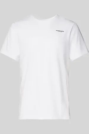G-Star T-shirt o kroju slim fit z detalem z logo
