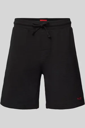HUGO BOSS Szorty z dzianiny dresowej z elastycznym pasem model ‘Austin’