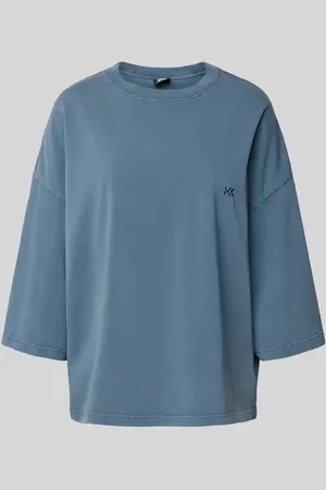 Karo Kauer T-shirt o kroju oversized z detalem z logo