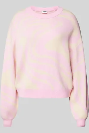Noisy May Sweter o kroju oversized z dzianiny z dodatkiem wiskozy model ‘CHARLOTT’
