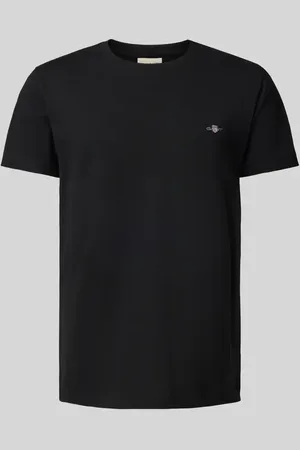 GANT T-shirt o kroju slim fit z wyhaftowanym logo