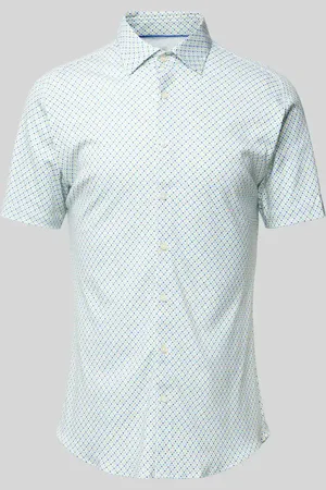 DESOTO Koszula casualowa o kroju slim fit z kołnierzykiem typu kent