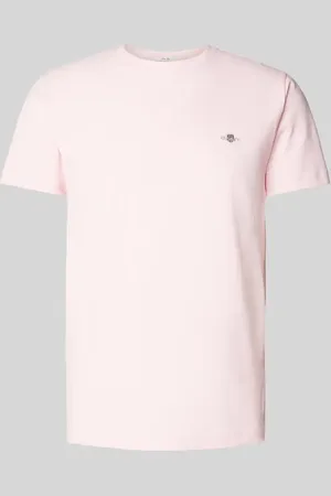 GANT T-shirt o kroju slim fit z wyhaftowanym logo
