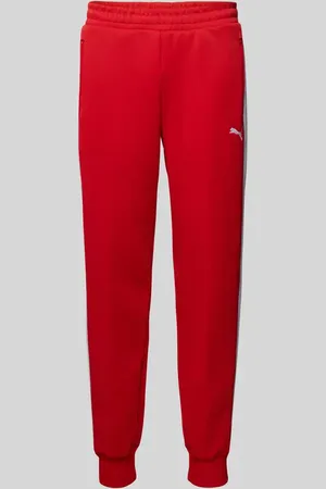 PUMA Spodnie dresowe z nadrukiem z logo