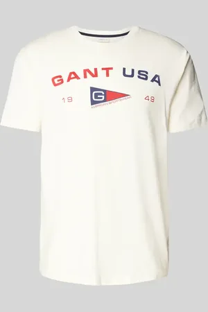 GANT T-shirt z detalami z logo