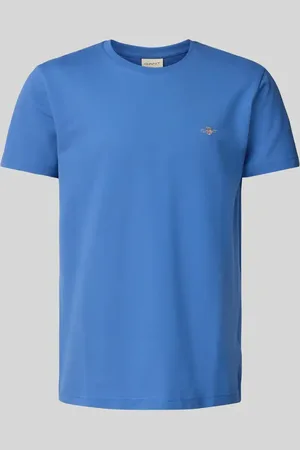 GANT T-shirt o kroju slim fit z wyhaftowanym logo