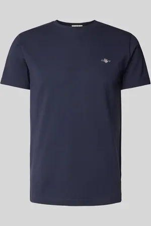 GANT T-shirt o kroju slim fit z wyhaftowanym logo