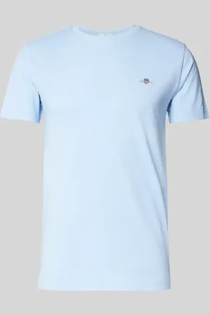 GANT T-shirt o kroju slim fit z wyhaftowanym logo