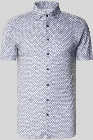 DESOTO Koszula casualowa o kroju slim fit z kołnierzykiem typu kent