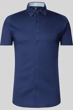 DESOTO Koszula biznesowa o kroju slim fit z kołnierzykiem typu kent