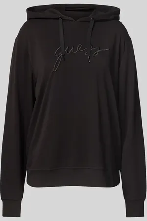 Guess Bluza o kroju oversized z kapturem i tunelem model ‘LUCIA’