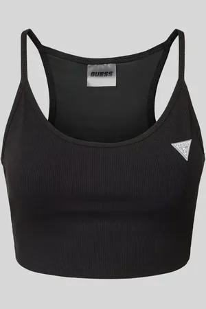 Guess Stanik z naszywką z logo model ‘CROCUS’