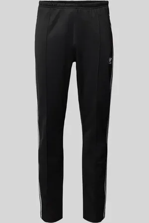 adidas Spodnie dresowe o kroju slim fit z wyhaftowanym logo model ‘BECKENBAUER’