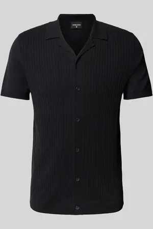 Strellson Koszula casualowa o kroju slim fit z fakturowanym wzorem model ‘Vincent’