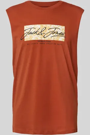 JACK & JONES Top z nadrukiem z logo model ‘SPLIT’
