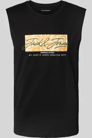 JACK & JONES Top z nadrukiem z logo model ‘SPLIT’