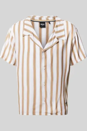 HUGO BOSS Koszula casualowa o kroju relaxed fit z kołnierzykiem typu resort