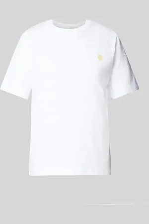 Armedangels T-shirt z wyhaftowanym motywem model ‘LUALAA’
