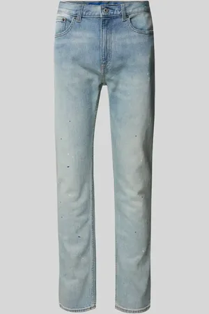 Hugo Blue Jeansy o kroju slim fit z 5 kieszeniami model ‘Ash’
