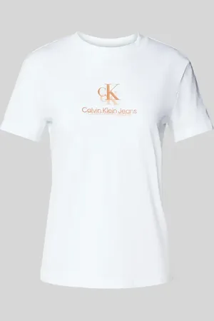 Calvin Klein T-shirt z nadrukiem z logo model ‘SHADOW GRAPHIC’
