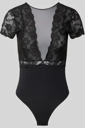 Pieces® Body z siateczki i koronki model ‘Sicca’