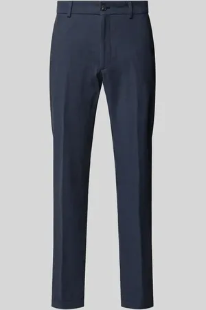 JOOP! Spodnie do garnituru o kroju slim fit z fakturowanym wzorem model ‘Hank’
